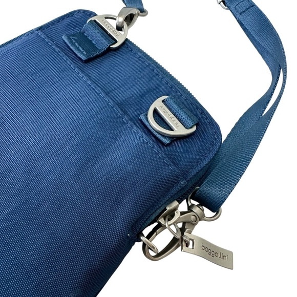 Baggallini Take Two Bryant RFID Protection Crossbody Bag, Blue - Picture 3 of 7
